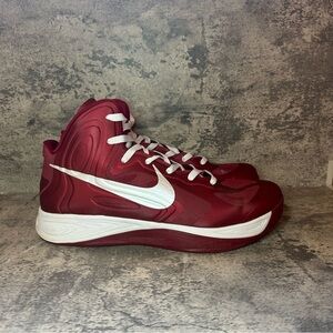 Nike Hyperfuse Basketball Shoes 525019-601 Mens sz 12 - red